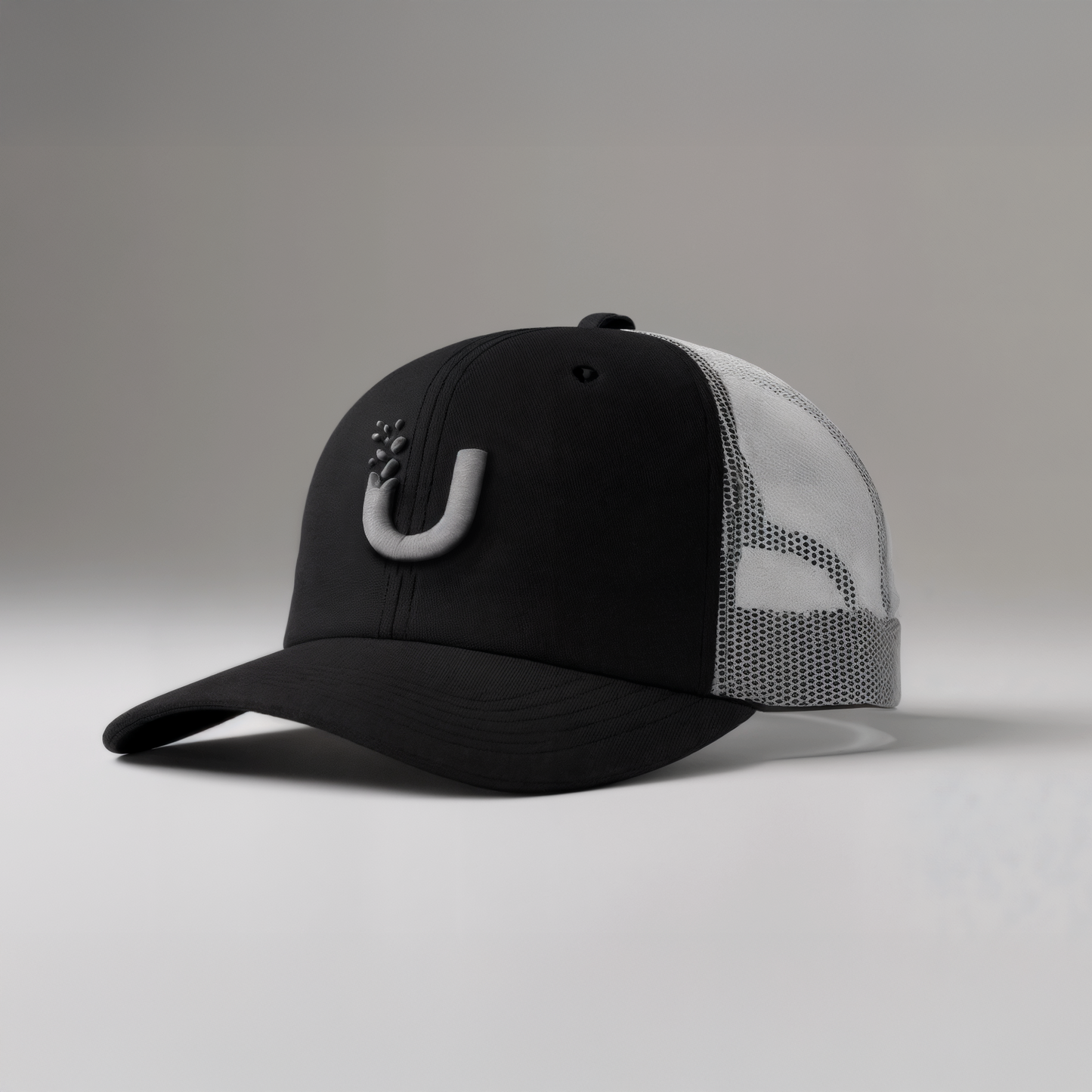 UNLÍSH "Black/Steel" Mesh Trucker Cap